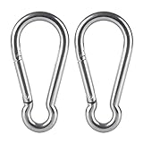 AOWESM Large Stainless Steel Spring Snap Hook...