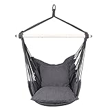 Highwild Hammock Chair Hanging Rope Swing -...