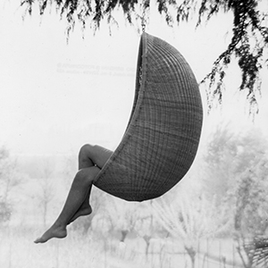 HANGING CHAIR, 1957 DESIGN: NANNA & JØRGEN DITZEL PRODUCED BY SIKA DESIGN DENMARK