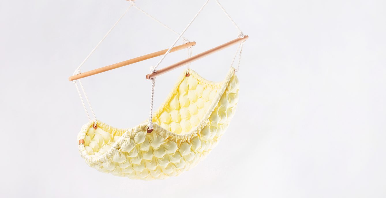 Swingy in- yellow hand made designer hammock chair by LivDesign