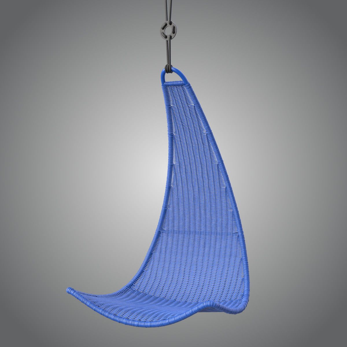 svinga-ikea-wicker-and-blue-hanging-chair - Hanging Chairs