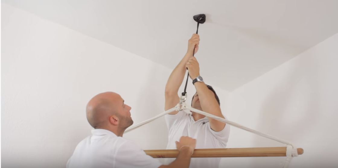 How To Install A Hanging Chair Indoors, How To Secure A Hanging Chair Ceiling