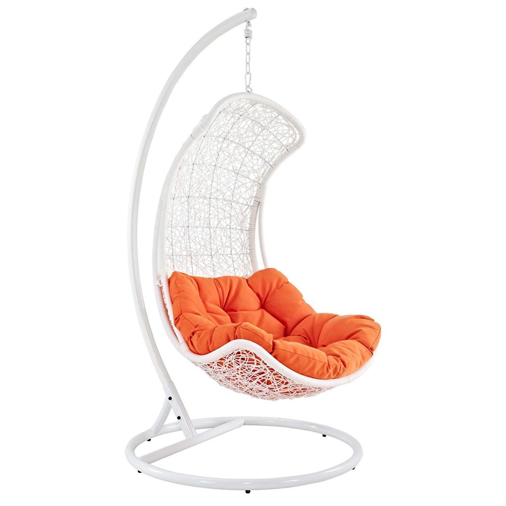 white-small-hanging-egg-chair-with-stand-for-small-porch