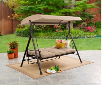 The Best 3 Person Patio Swing with Canopy - Hanging Chairs