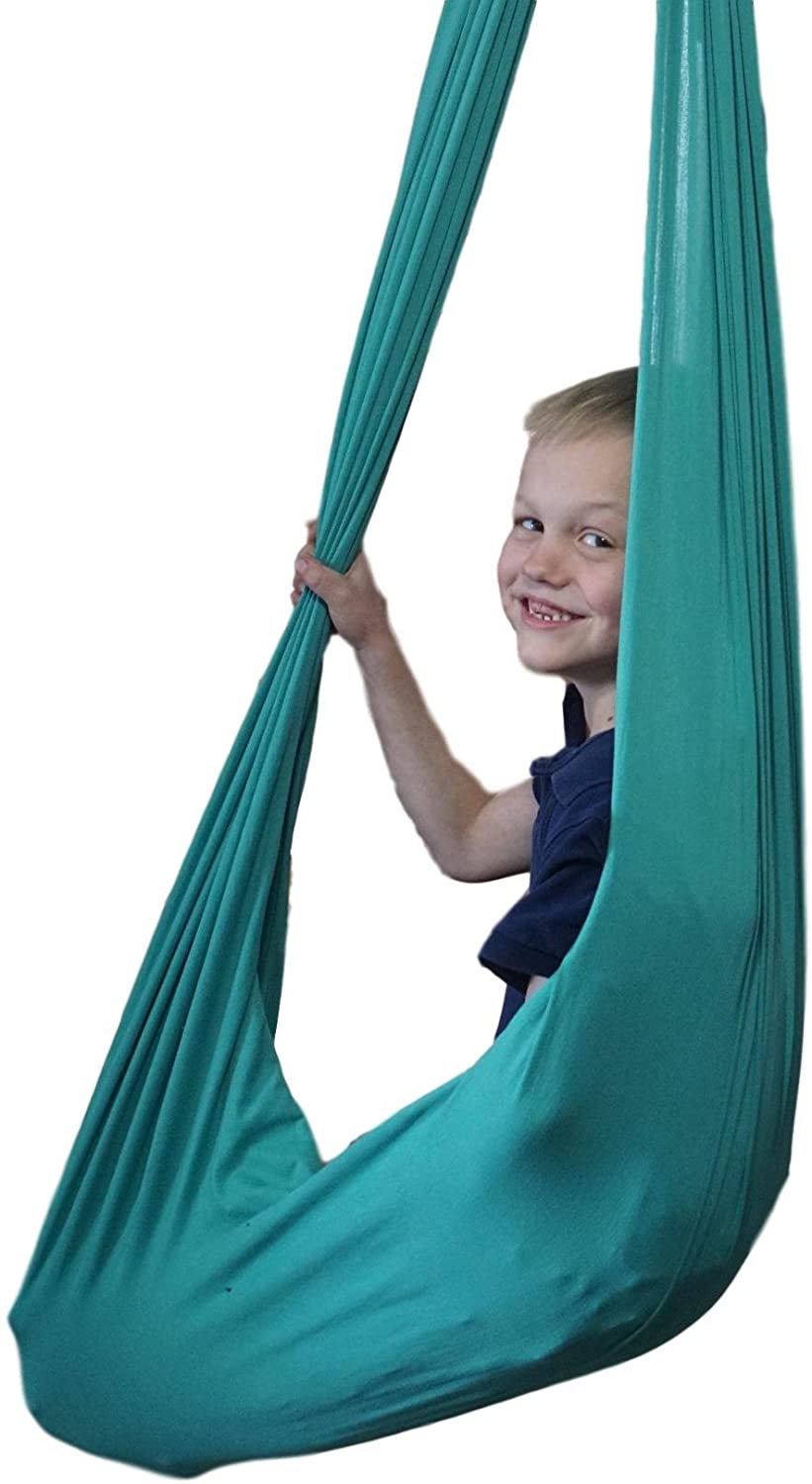 Indoor Therapy Swing for Kids with Special Needs Hardware Included Snuggle Swing _ Cuddle Hammock for Children with Autism- ADHD-Aspergers _ Great for Sensory Integration